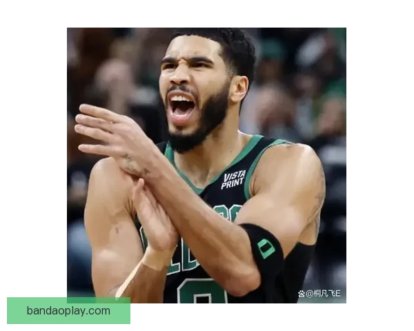 塔图姆向裁判索要技术犯规仍被判罚他逐渐找回比赛手感