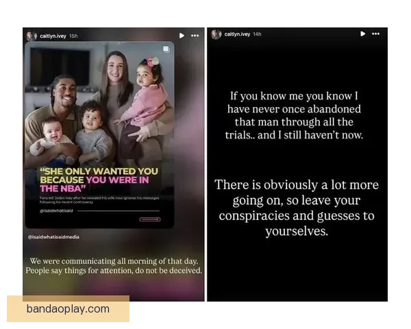 艾维被裁后称妻子冷落 凯特琳回应直言从未抛弃过他